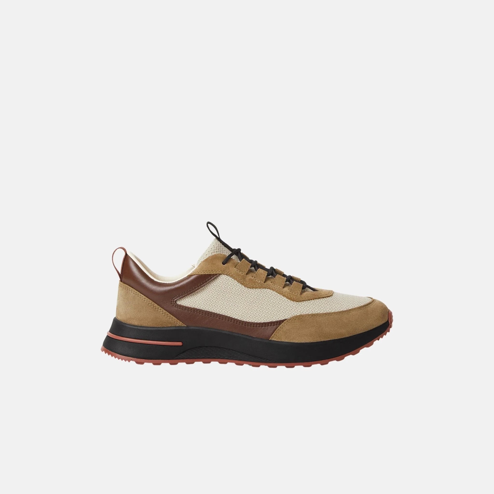 Loro Piana Week End Walk Sneaker in Microfibre, Side