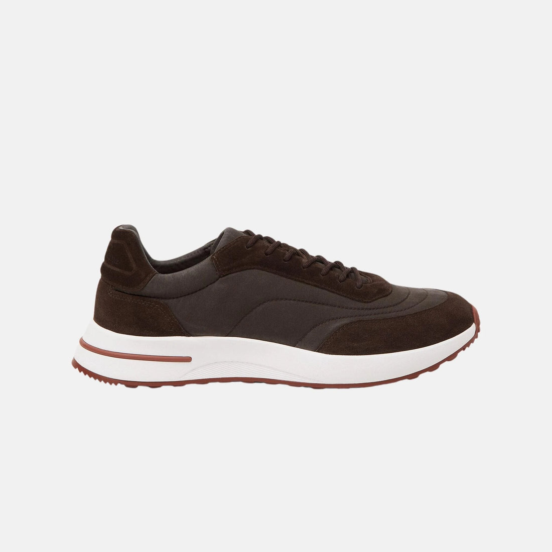 Loro Piana Week End Walk Sneaker, Cedar Bronze, Side
