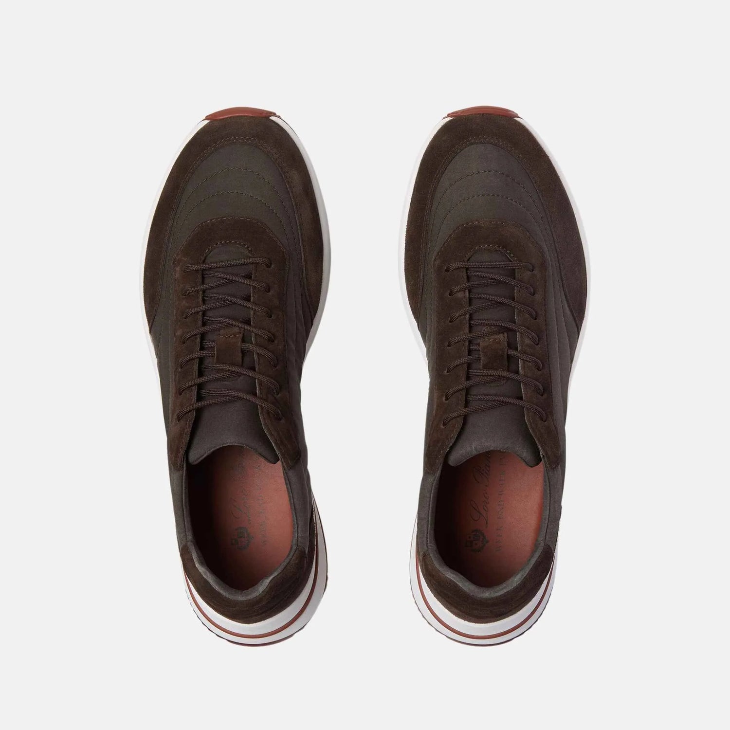 Loro Piana Week End Walk Sneaker, Cedar Bronze, Top