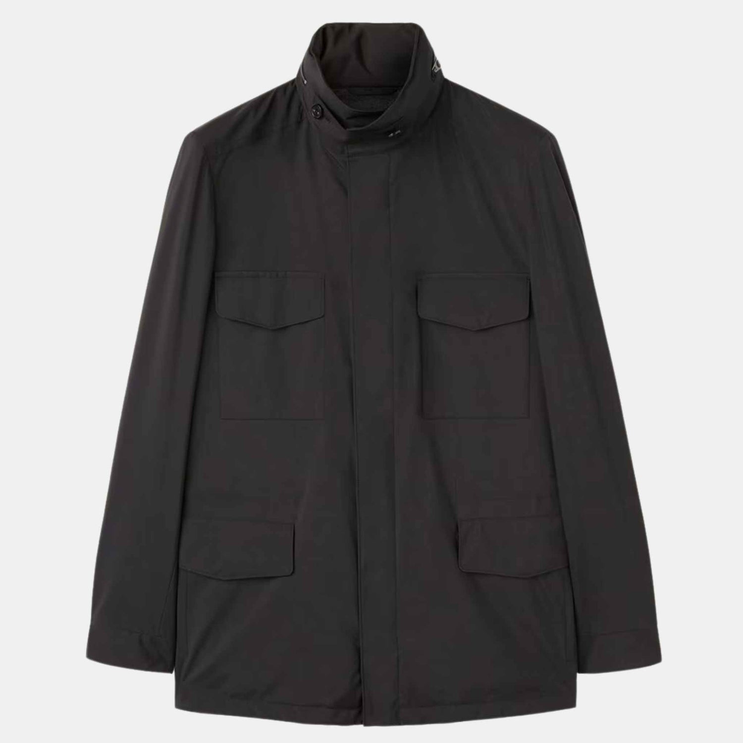 Loro Piana Windmate Traveller Jacket, Carbon, Front