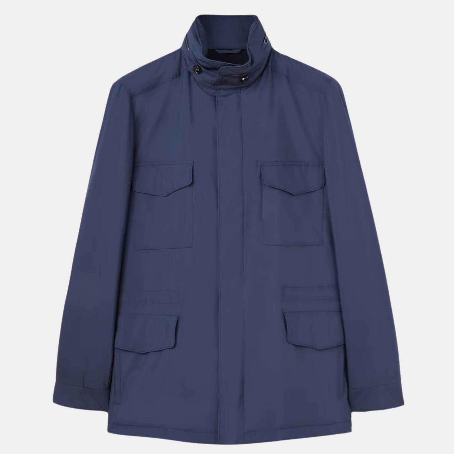 Loro Piana Windmate Traveller Jacket, Navy Blue, Front