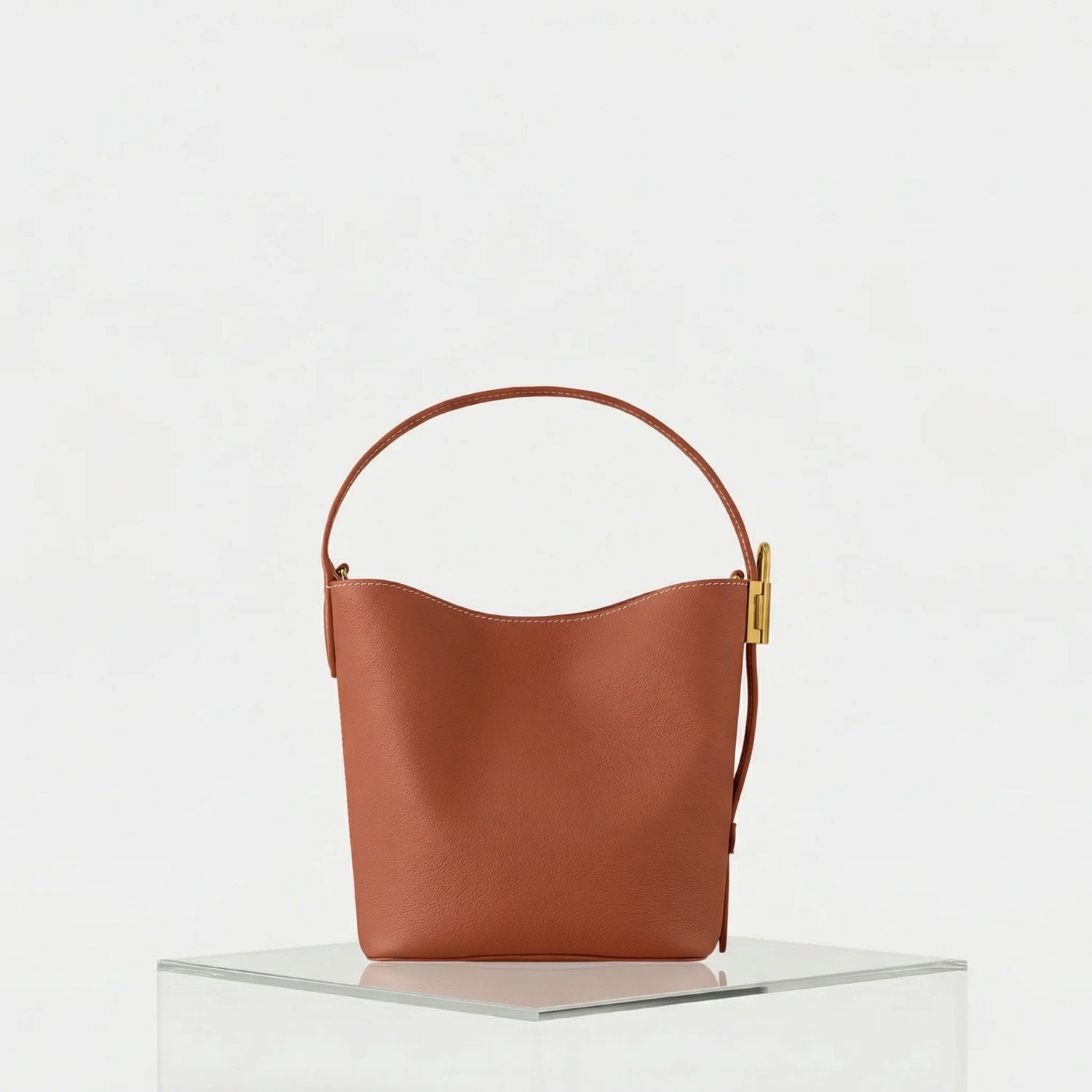 Louis Vuitton All In BB Low Key Bag, Cognac, Back