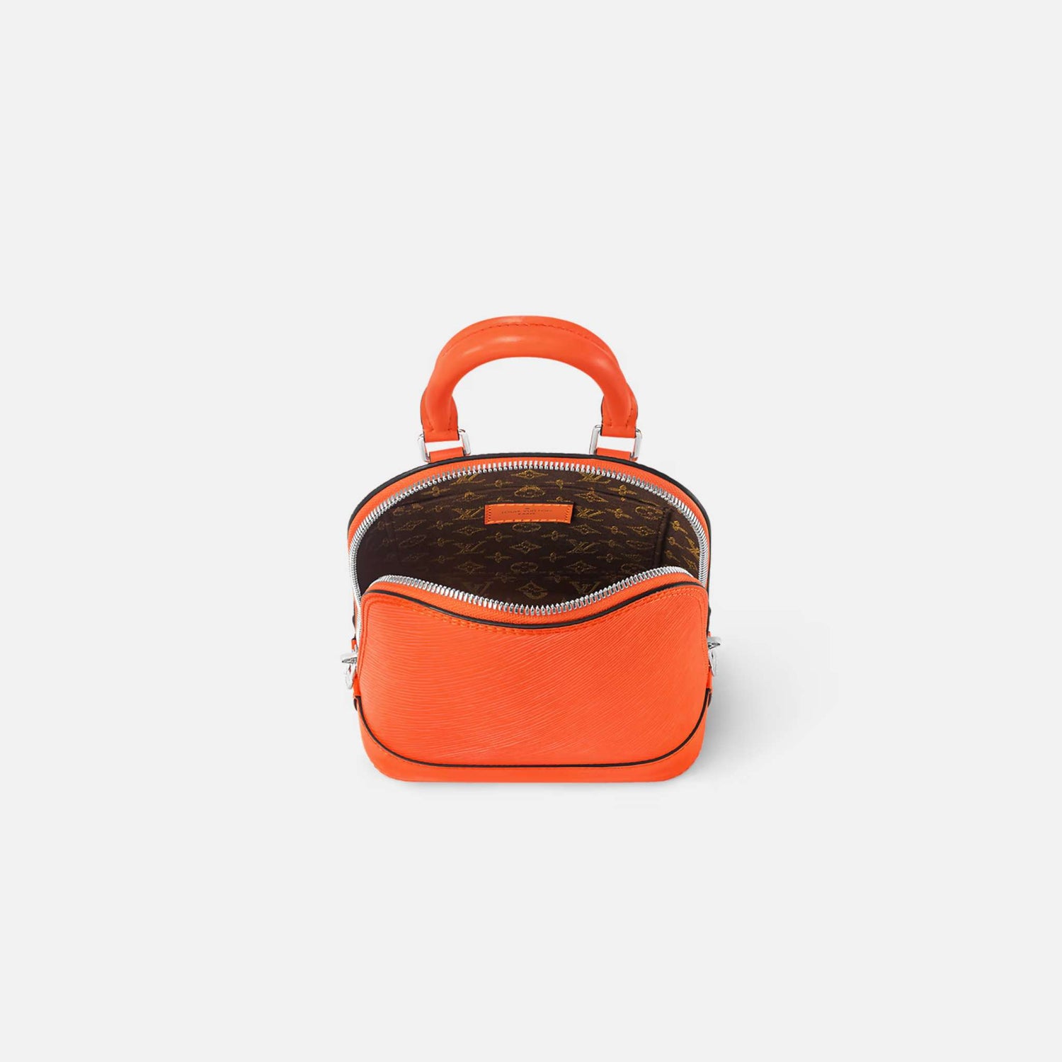 Louis Vuitton Alma Backpack Epi Leather, Orange, Top