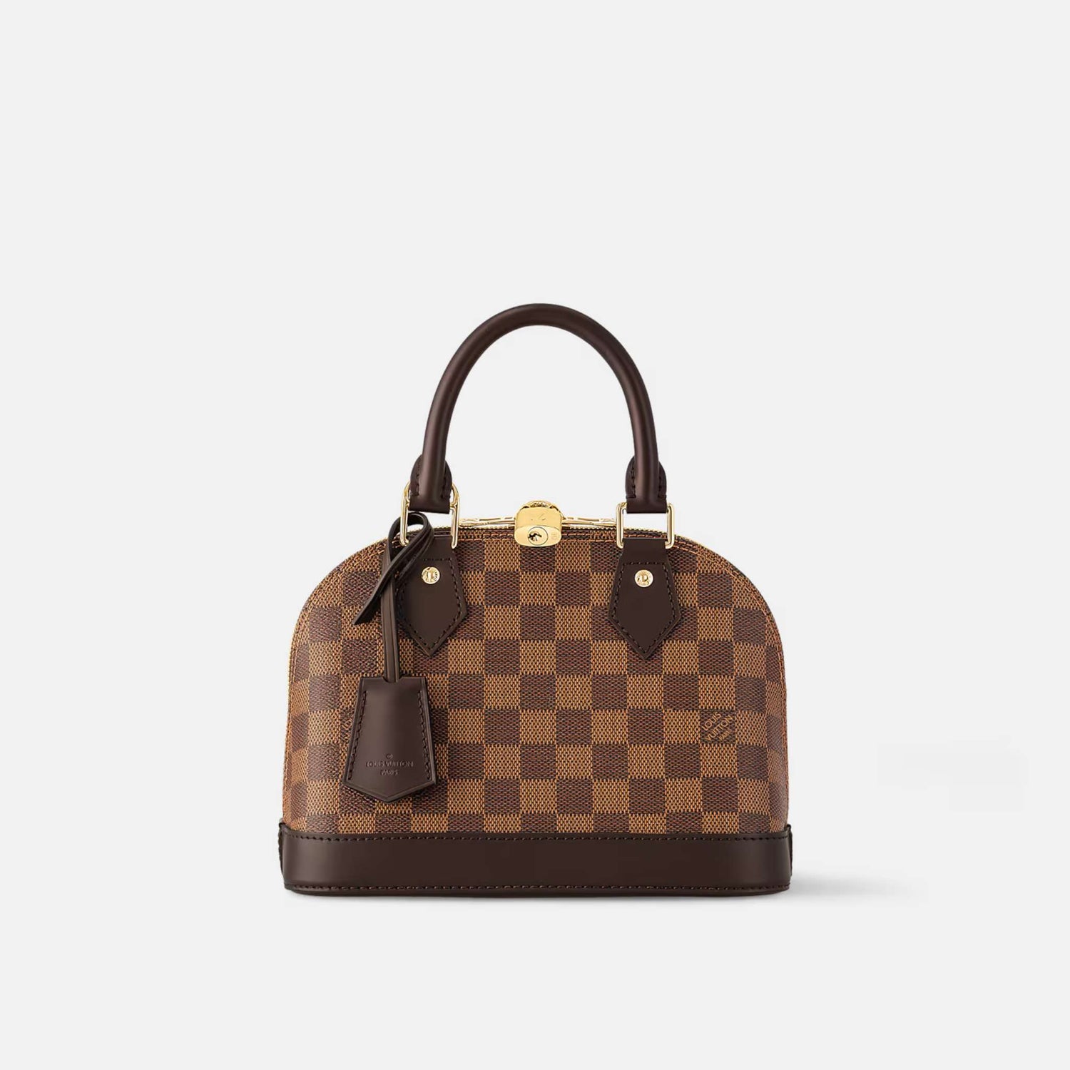 Louis Vuitton Alma BB Damier Ebene Canvas Handbag , Front