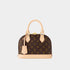 Louis Vuitton Alma BB Monogram Canvas Handbag, Front