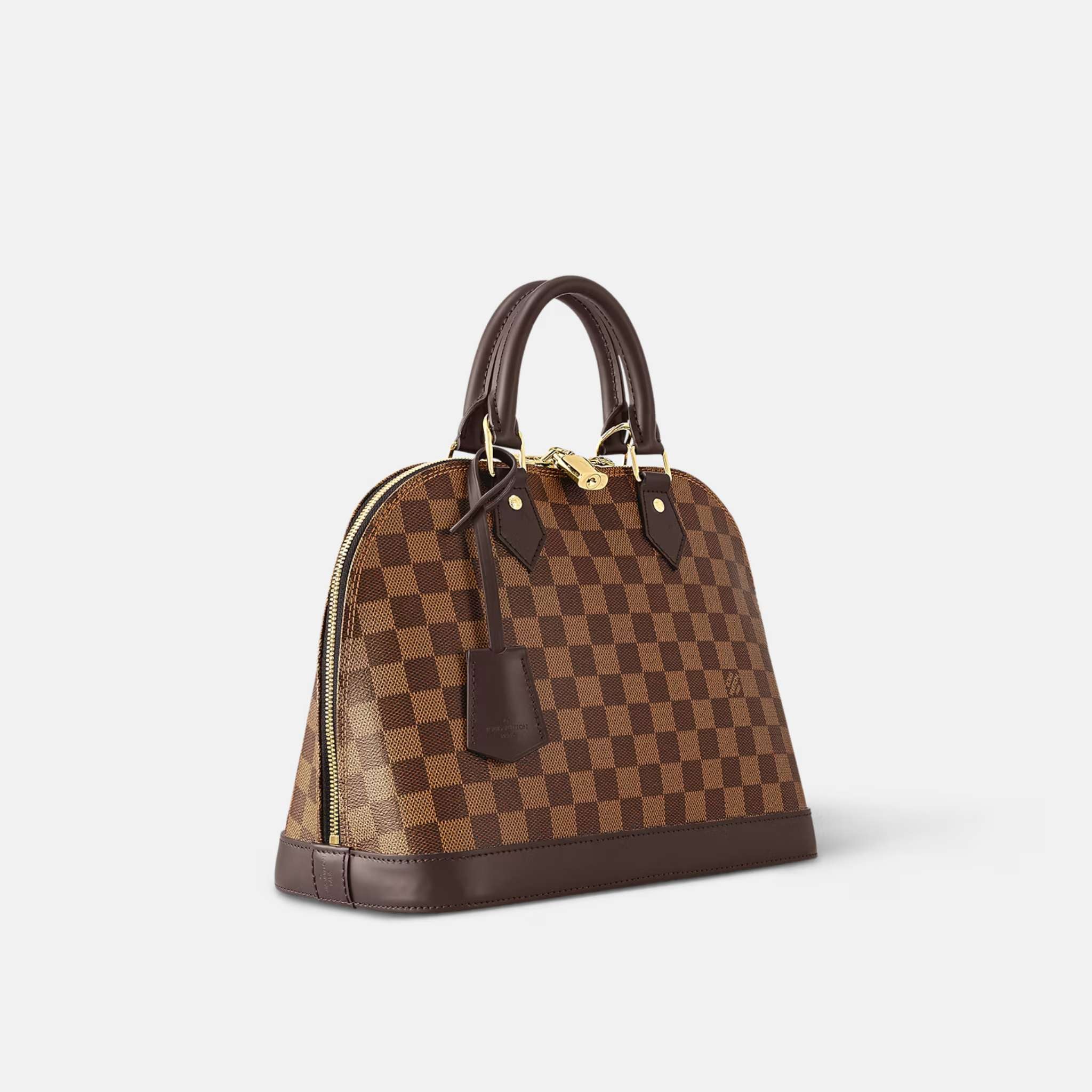 Louis Vuitton Alma PM Damier Ebene Handbag, Side