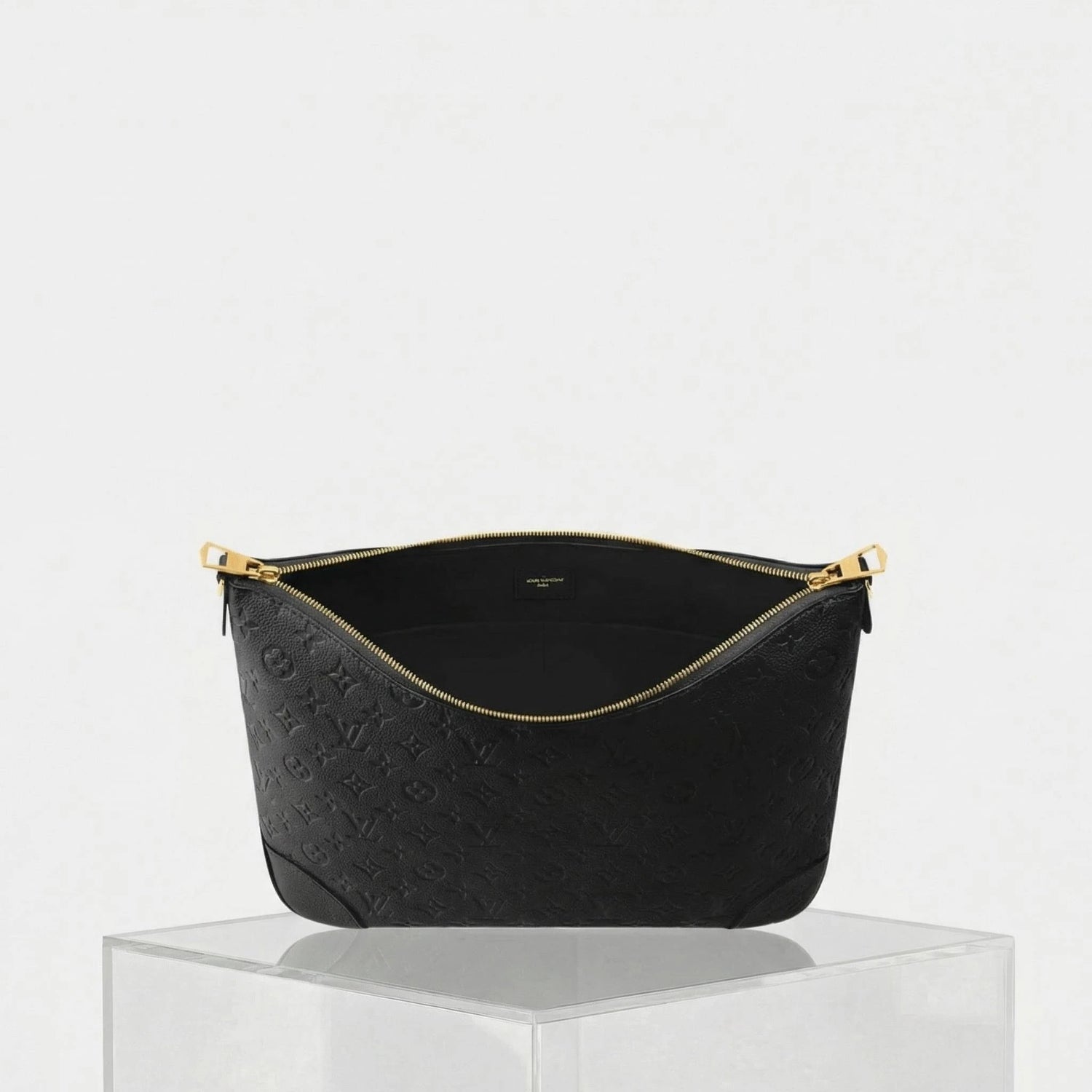 Louis Vuitton Boulogne GM Bag, Black, Inside