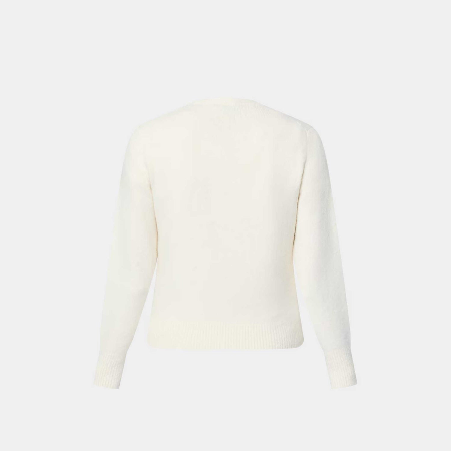 Louis Vuitton Brushed Knit Pullover Milky White , Back