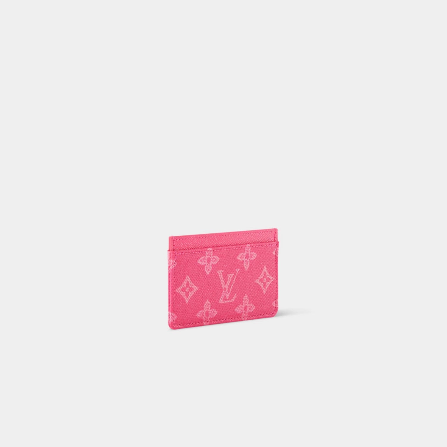 Louis vuitton Card Holder Monogram Origine, rose Ruban, Side