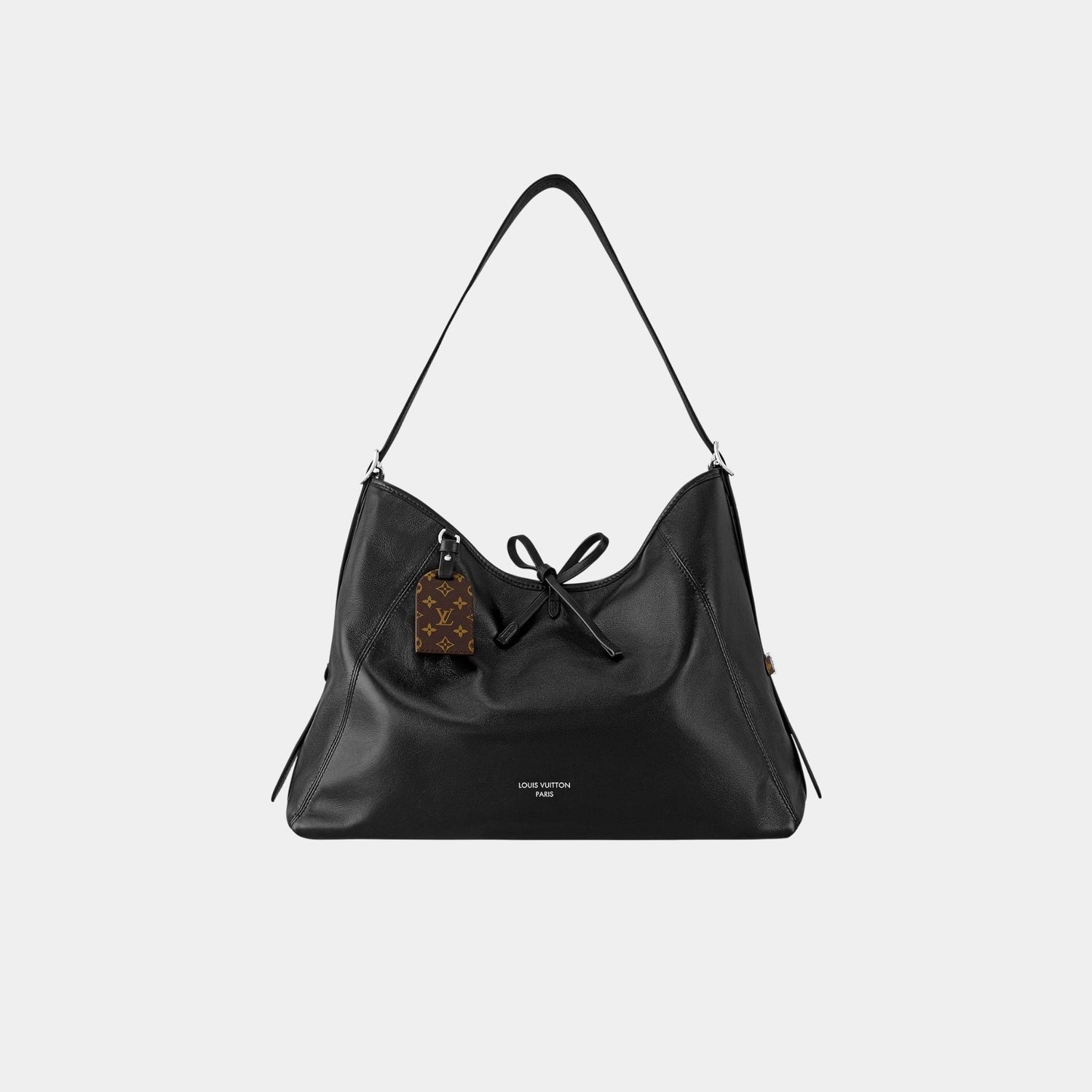 Louis Vuitton CarryAll Vibe MM, Black, Front