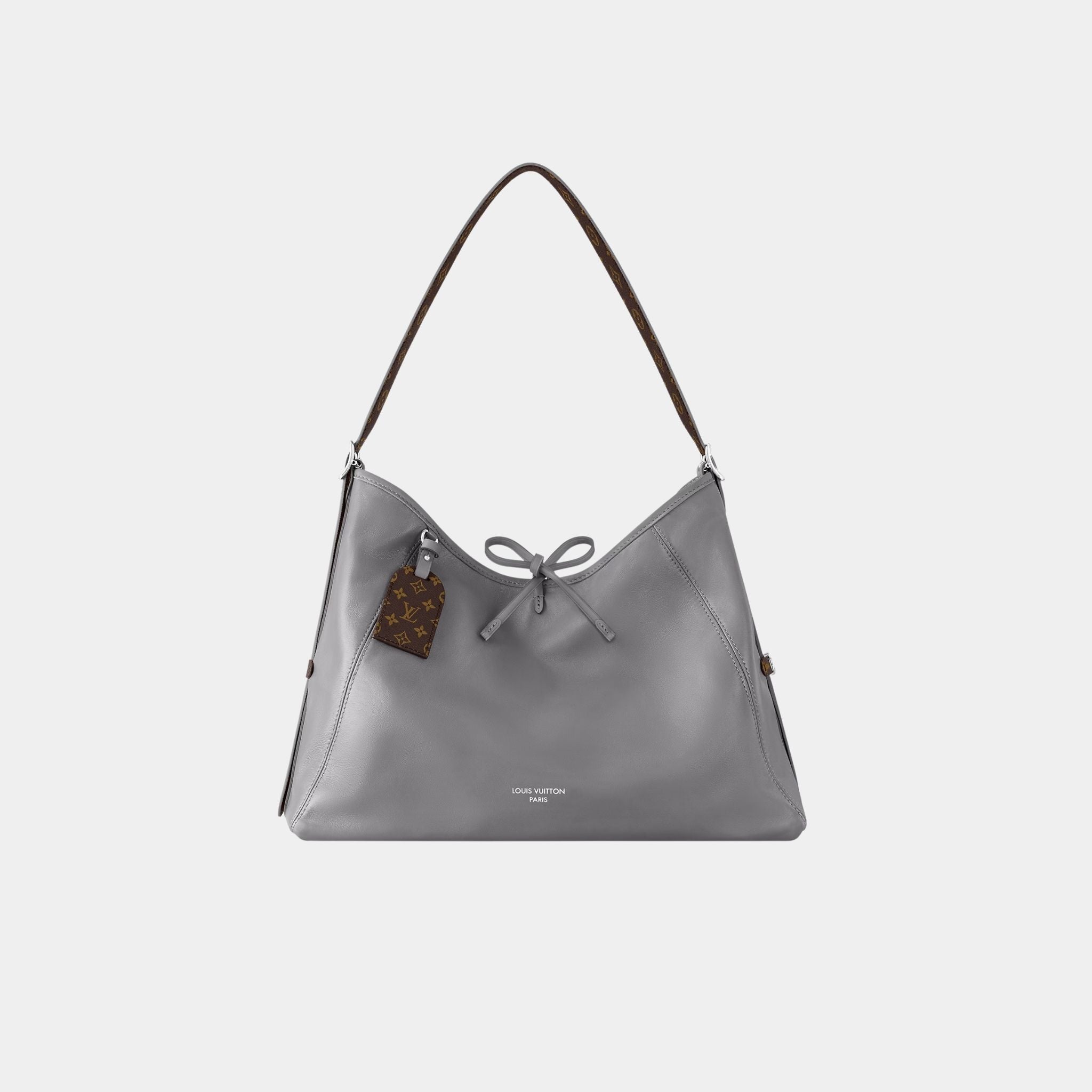 Louis Vuitton CarryAll Vibe MM, Gris Trianon, Front