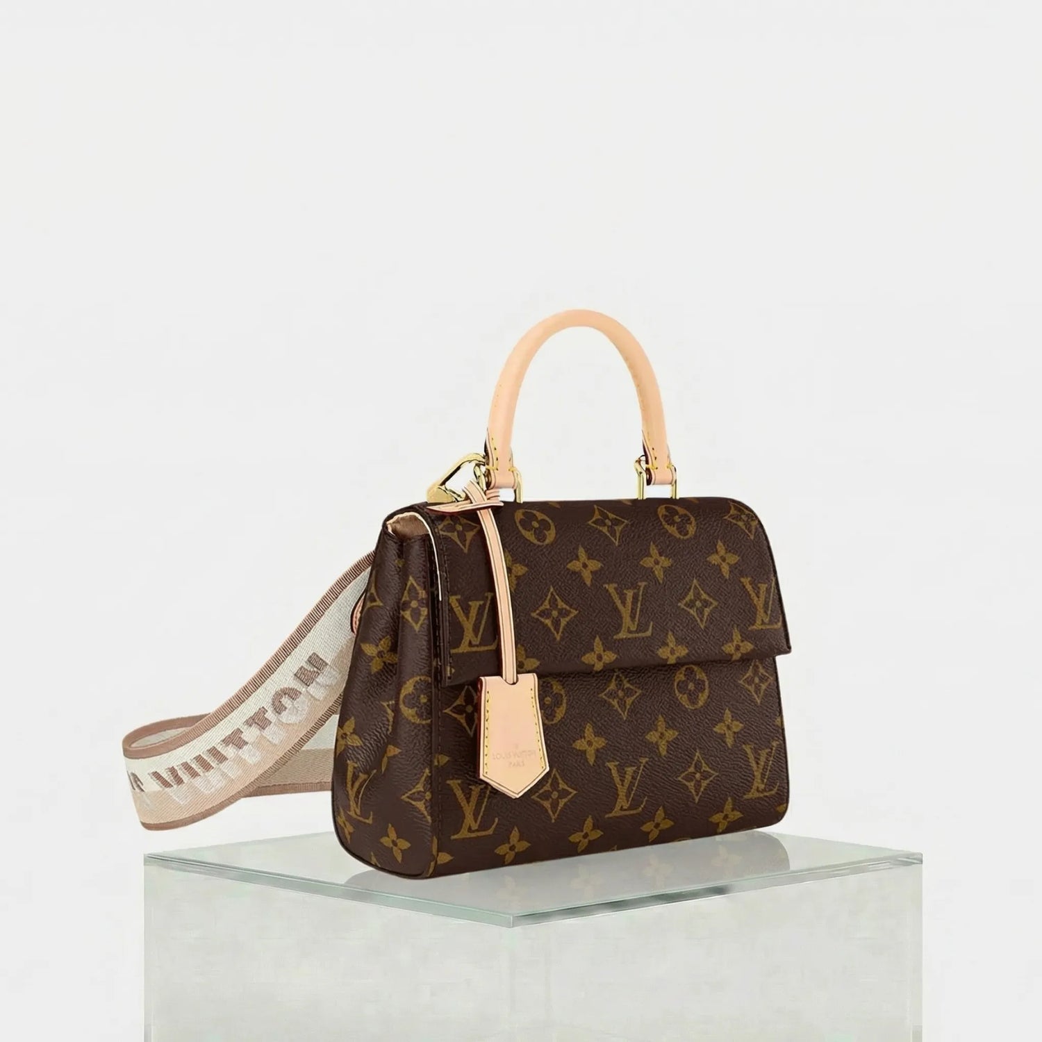 Louis Vuitton Cluny Mini Handbag Iconic Monogram, Side