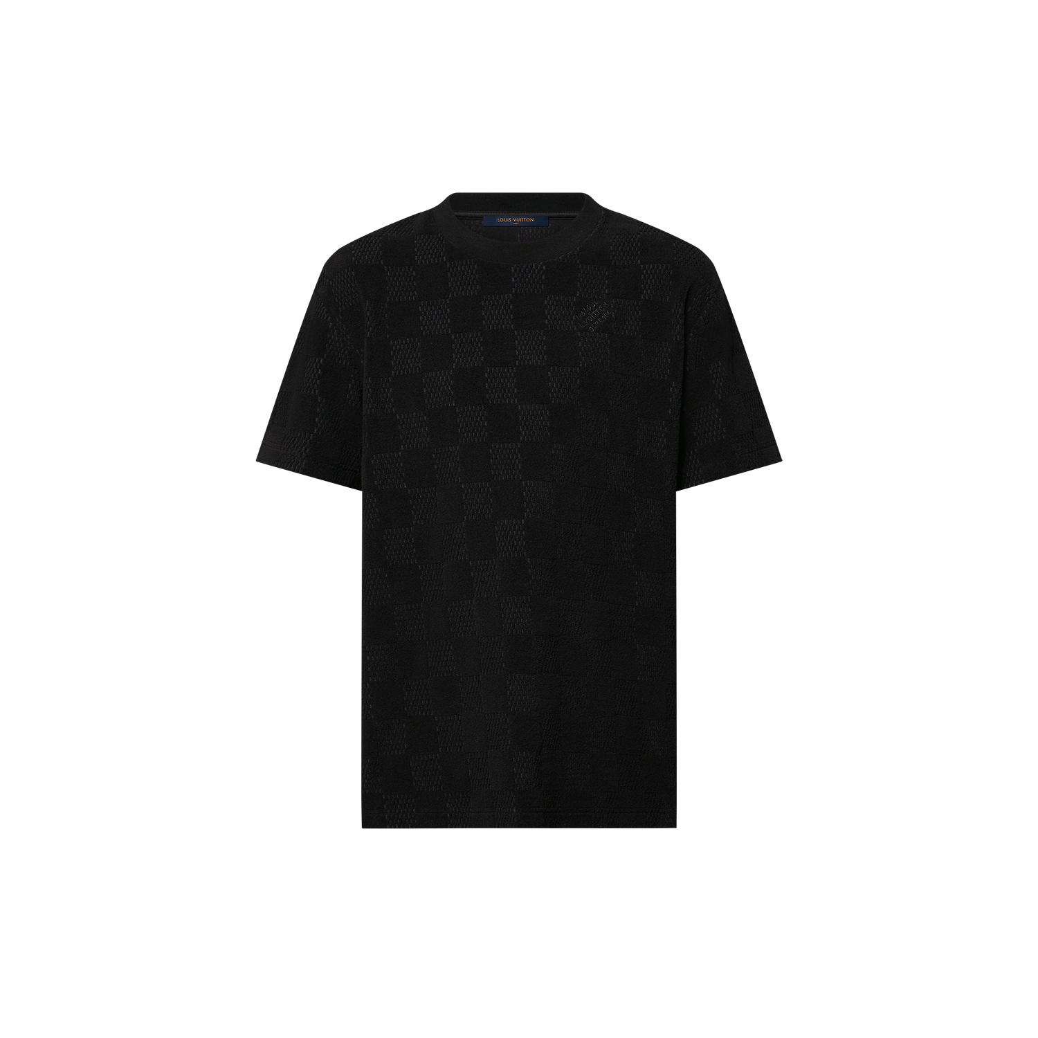 Damier French Terry Cotton T-Shirt