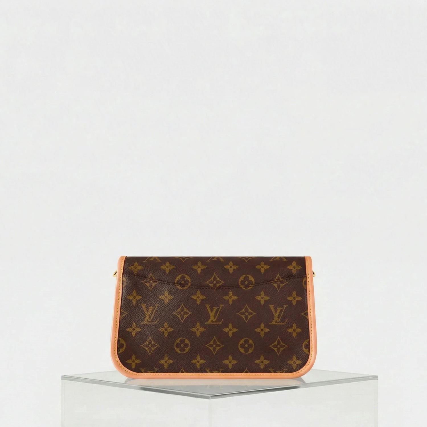 Louis Vuitton Diane Satchel Handbag Monogram Canvas, Back