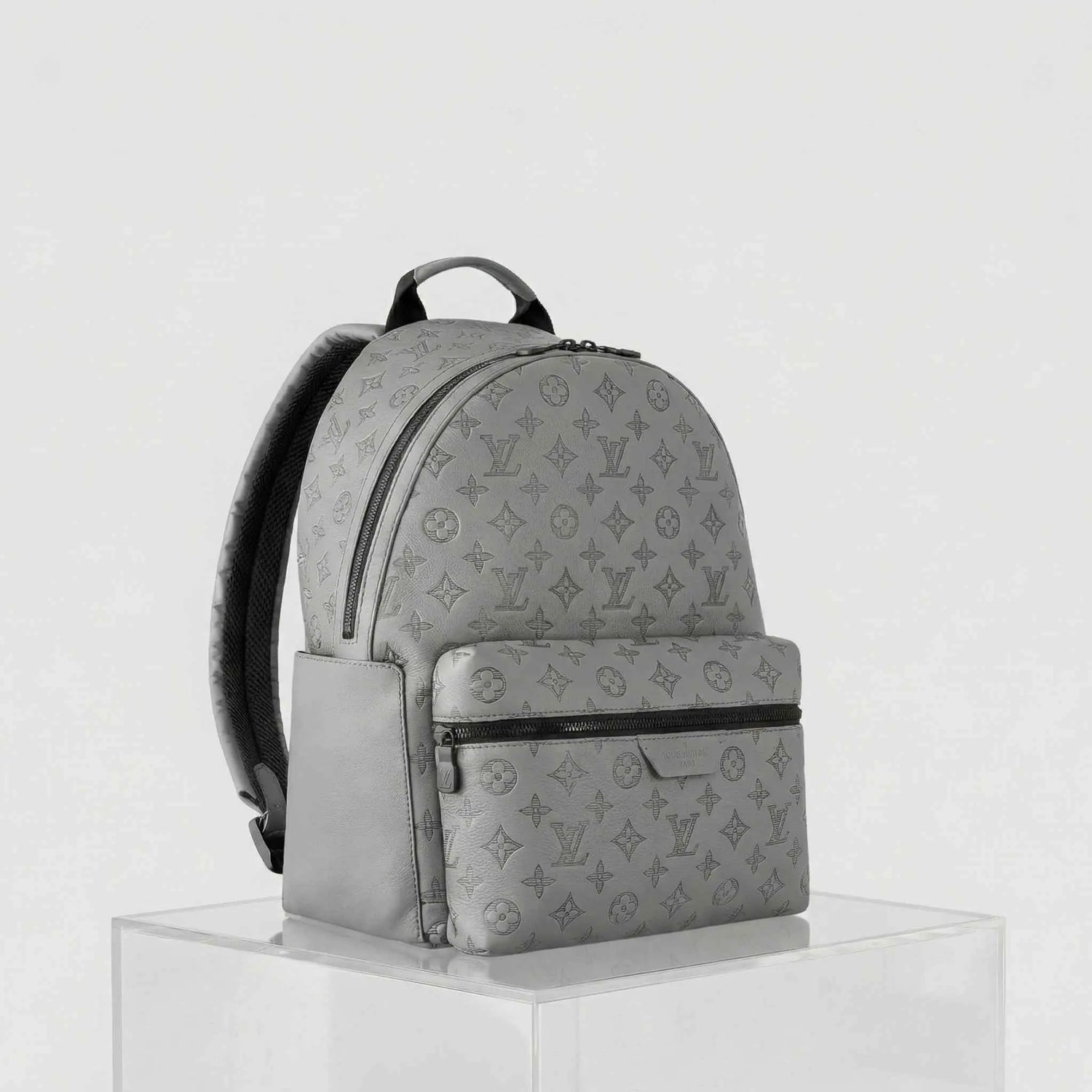 grey louis vuitton backpack Louis Vuitton Discovery Backpack Monogram Shadow Leather – SANDS
