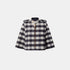 Louis Vuitton Double Face Check Cape Navy, Front