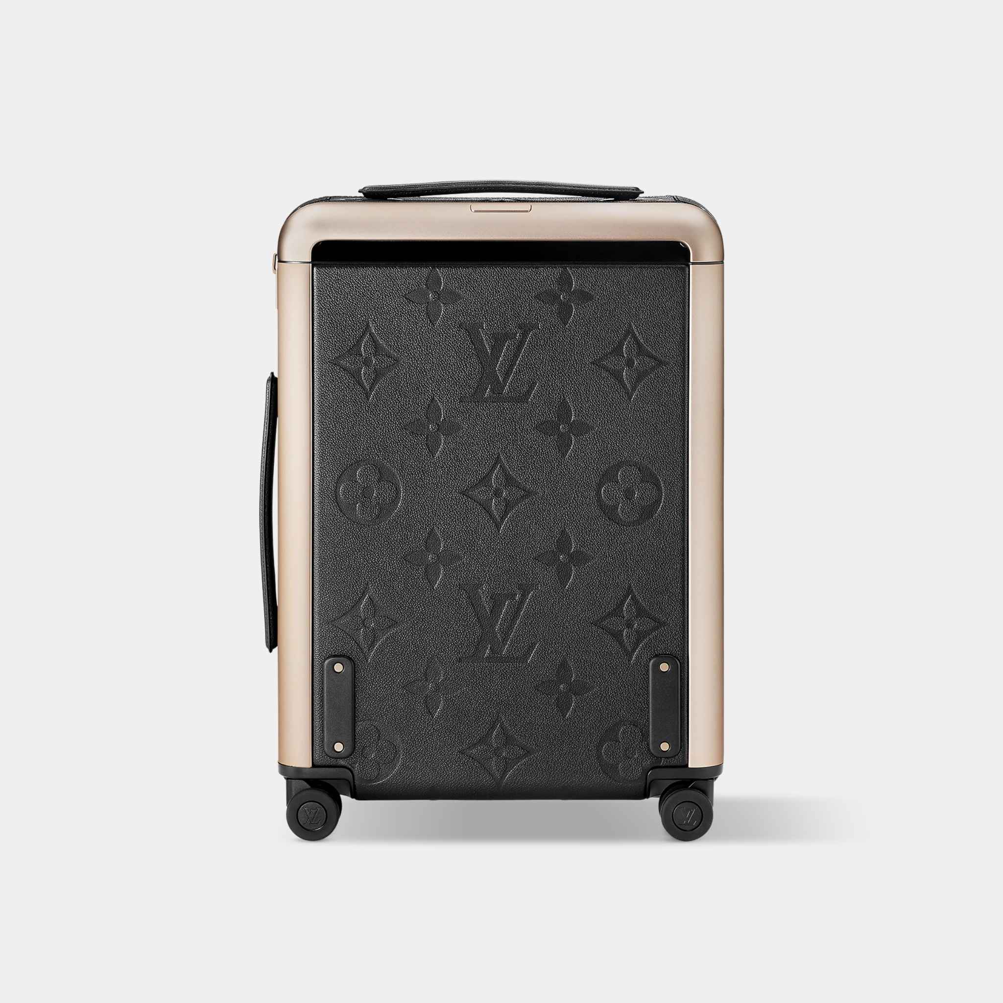 Louis Vuitton Horizon 55 Carry-On Suitcase Monogram Empreinte, Black, Back