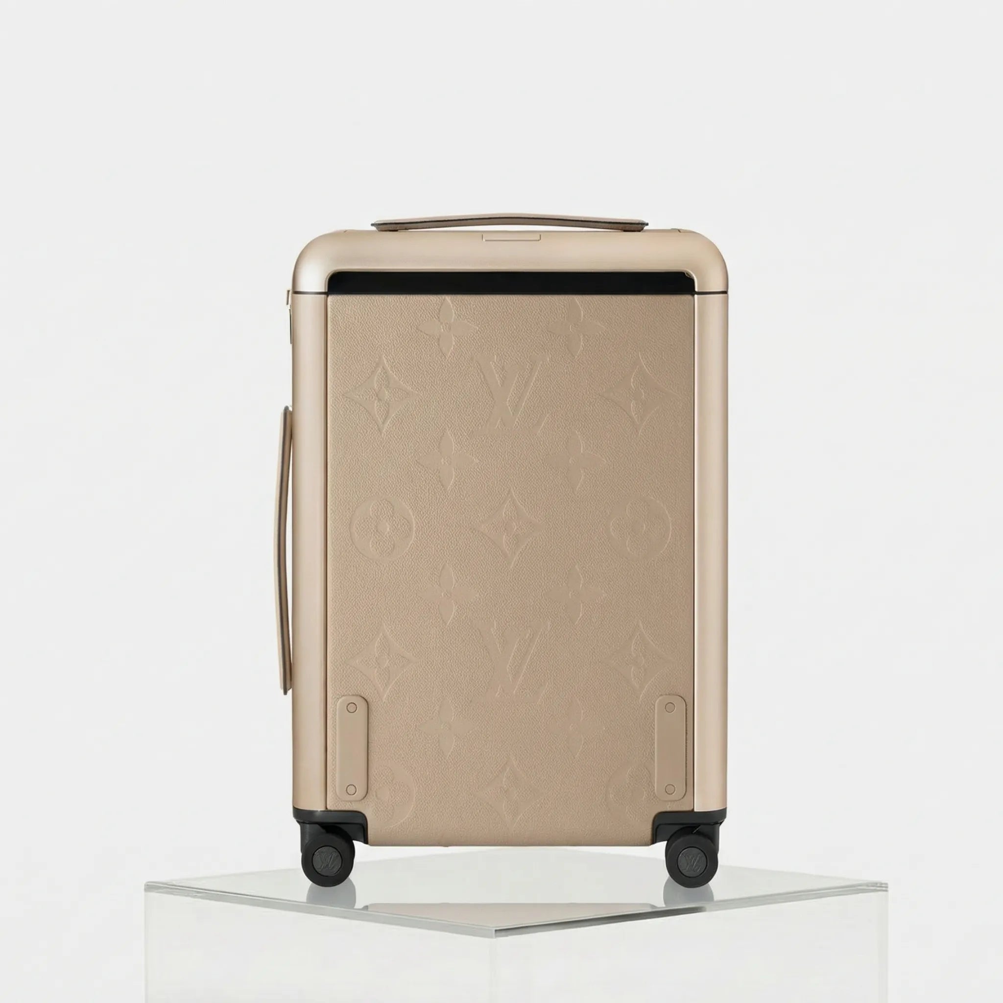 Louis Vuitton Horizon 55 Carry-On Suitcase Monogram Empreinte, Tourterelle, Back