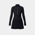 Louis Vuitton Long-Sleeved Rib-Knit Dress Black, Front