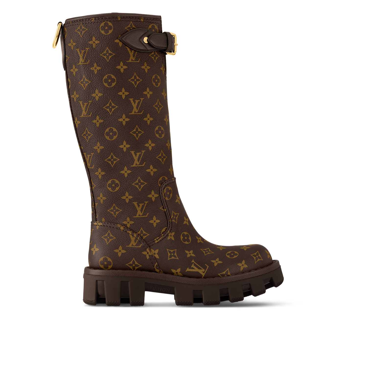 LV Checker High Boot