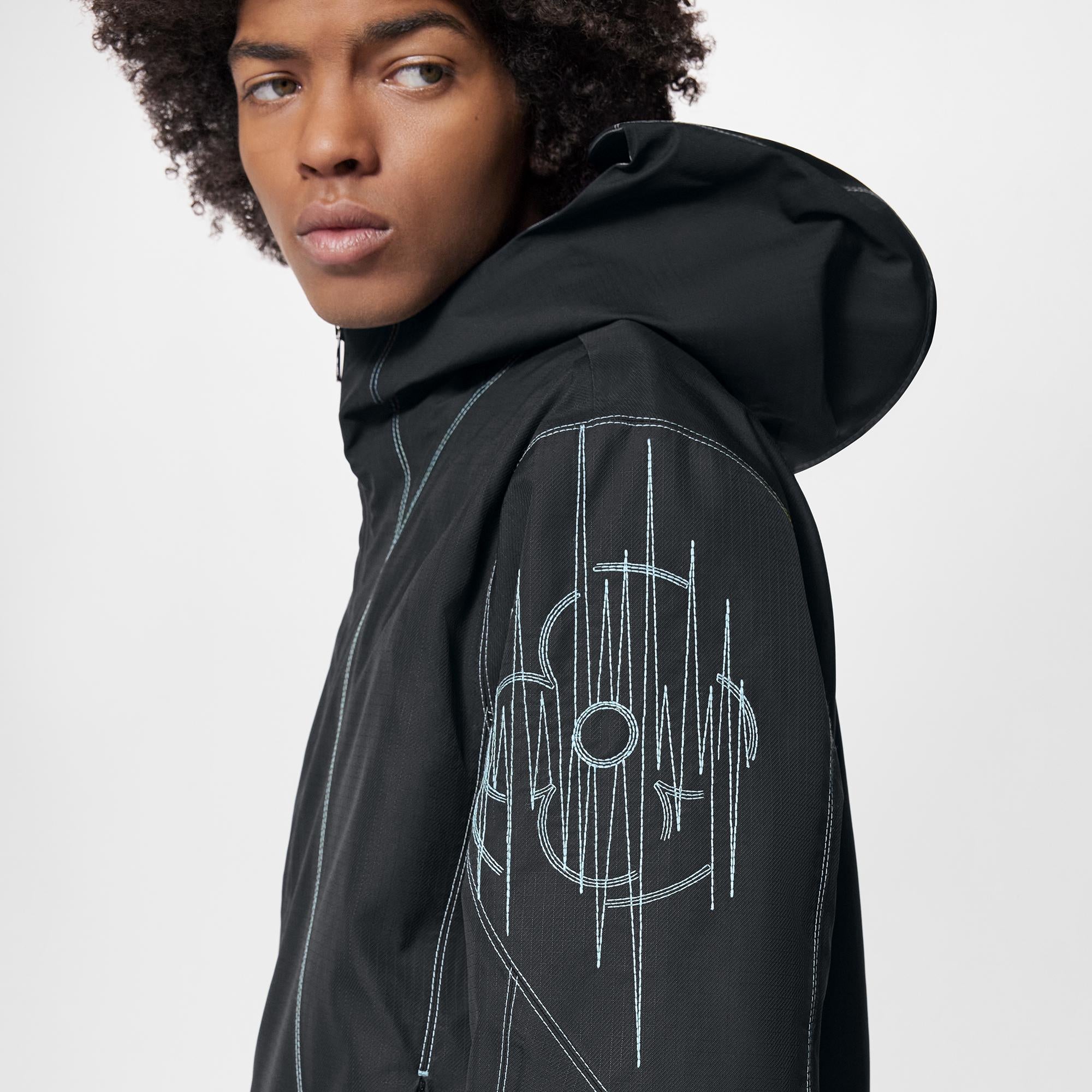 LV Frequency Technical Hooded Blouson Sands