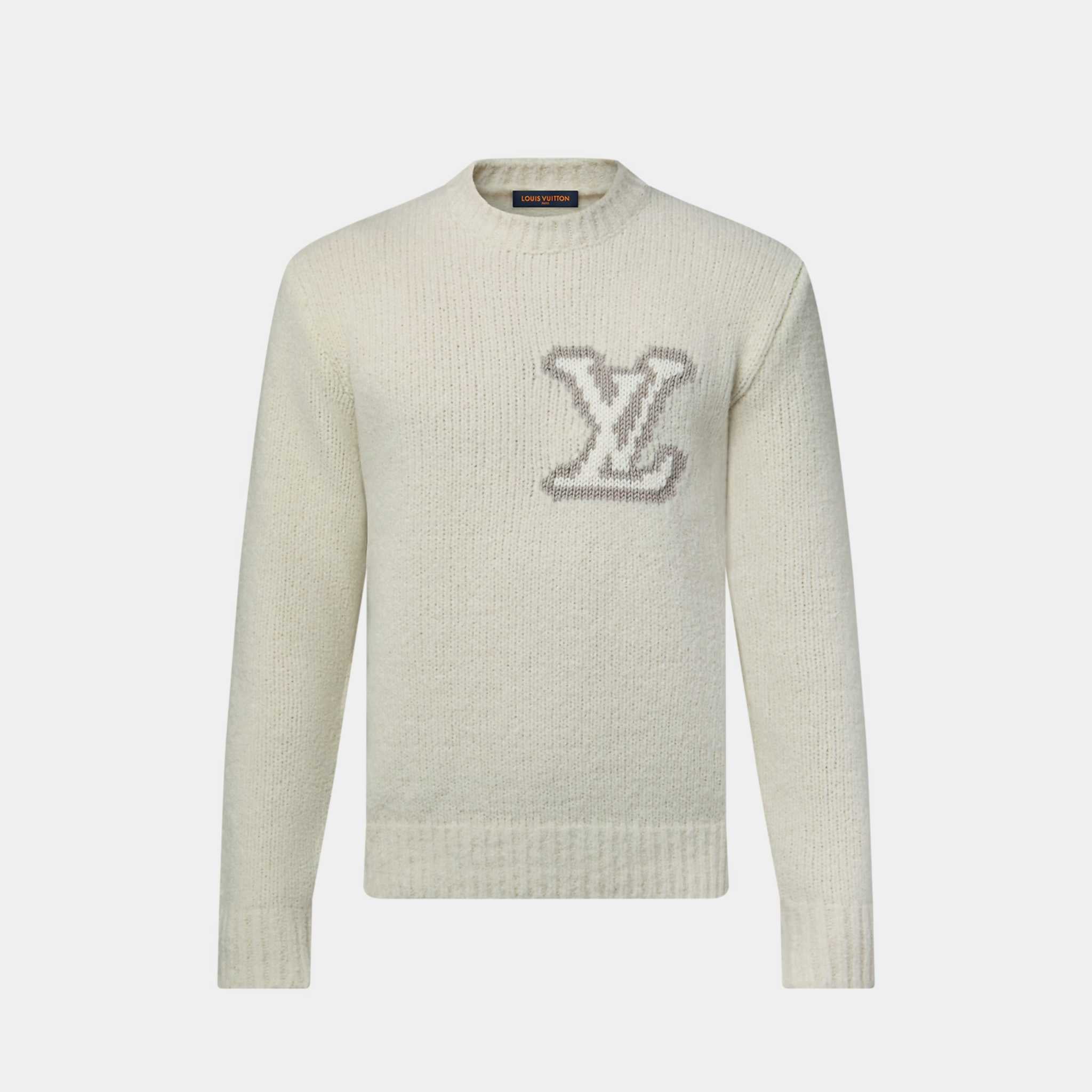 Louis Vuitton LV Intarsia Crewneck Runway, Front