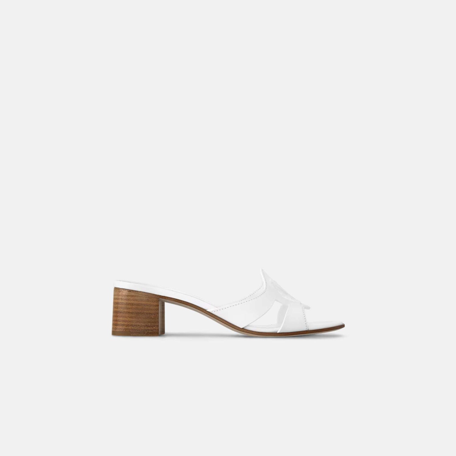 Louis Vuitton LV Isola Mule, White, Side