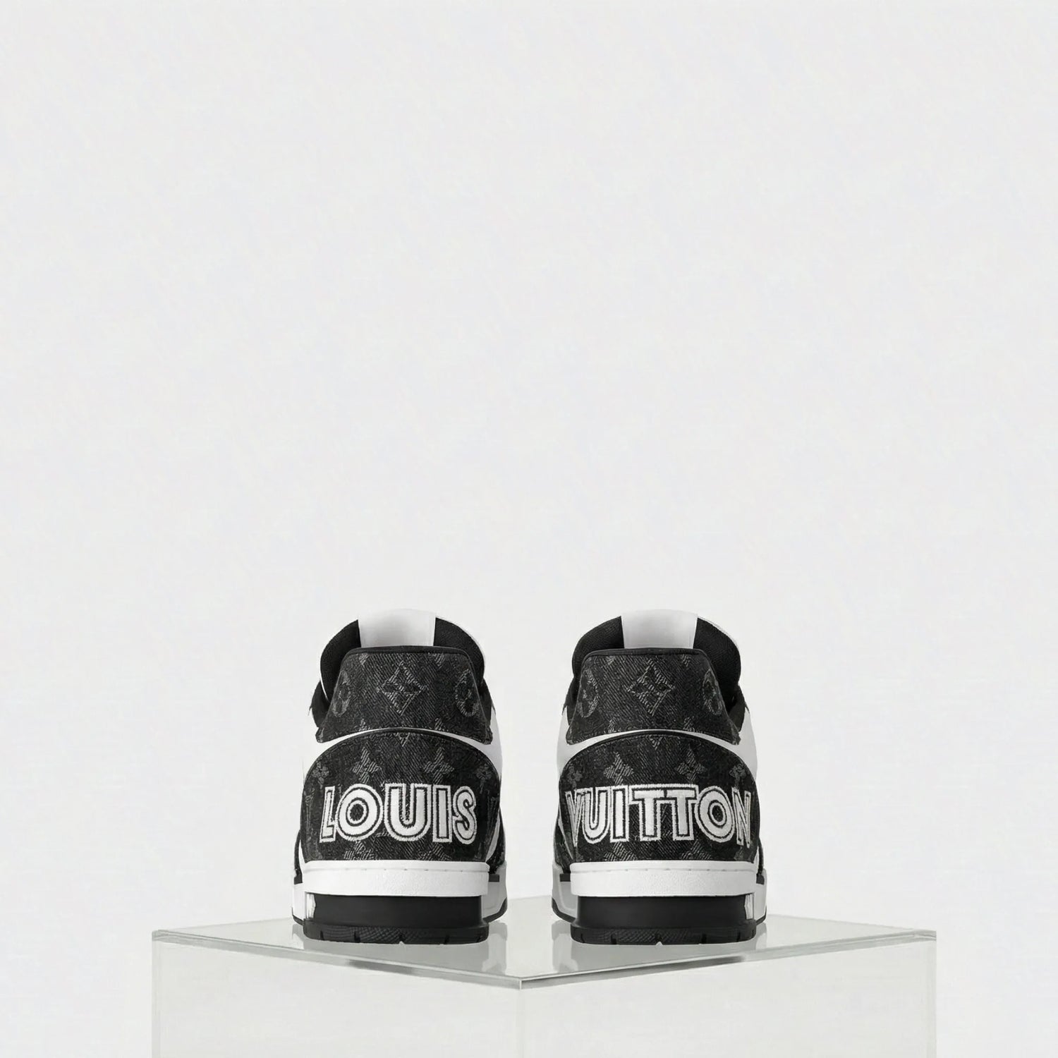 Louis Vuitton LV Trainer Sneaker Denim, Back