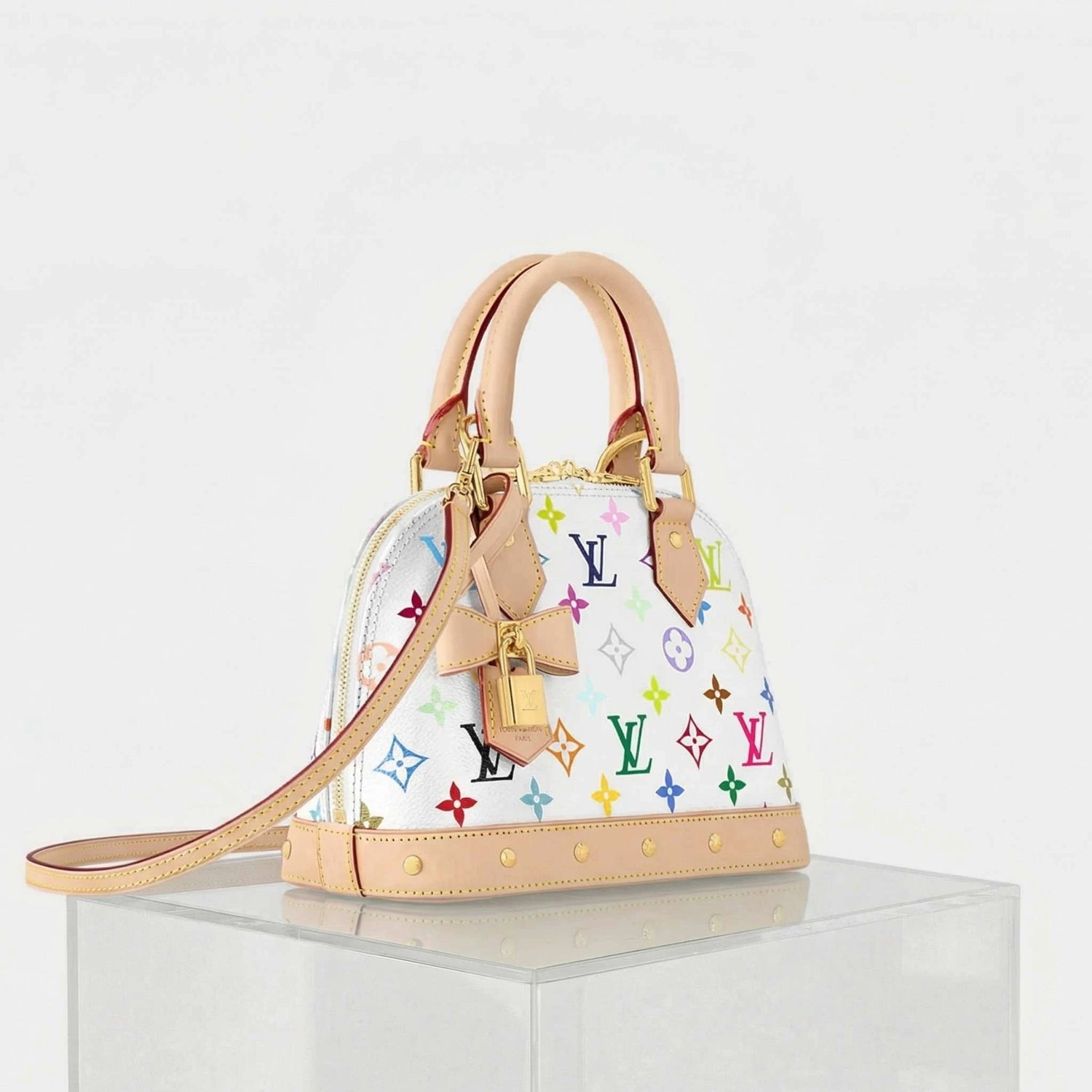 Louis Vuitton LV x TM Alma BB Handbag, Side
