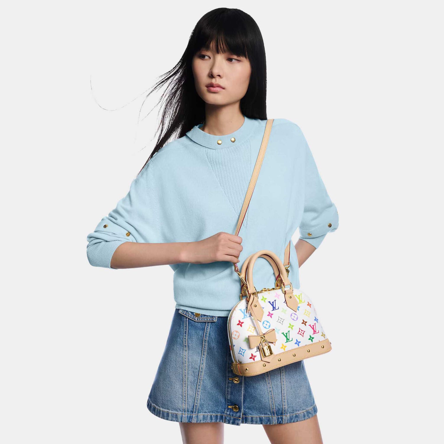 Louis Vuitton LV x TM Alma BB Handbag, Model