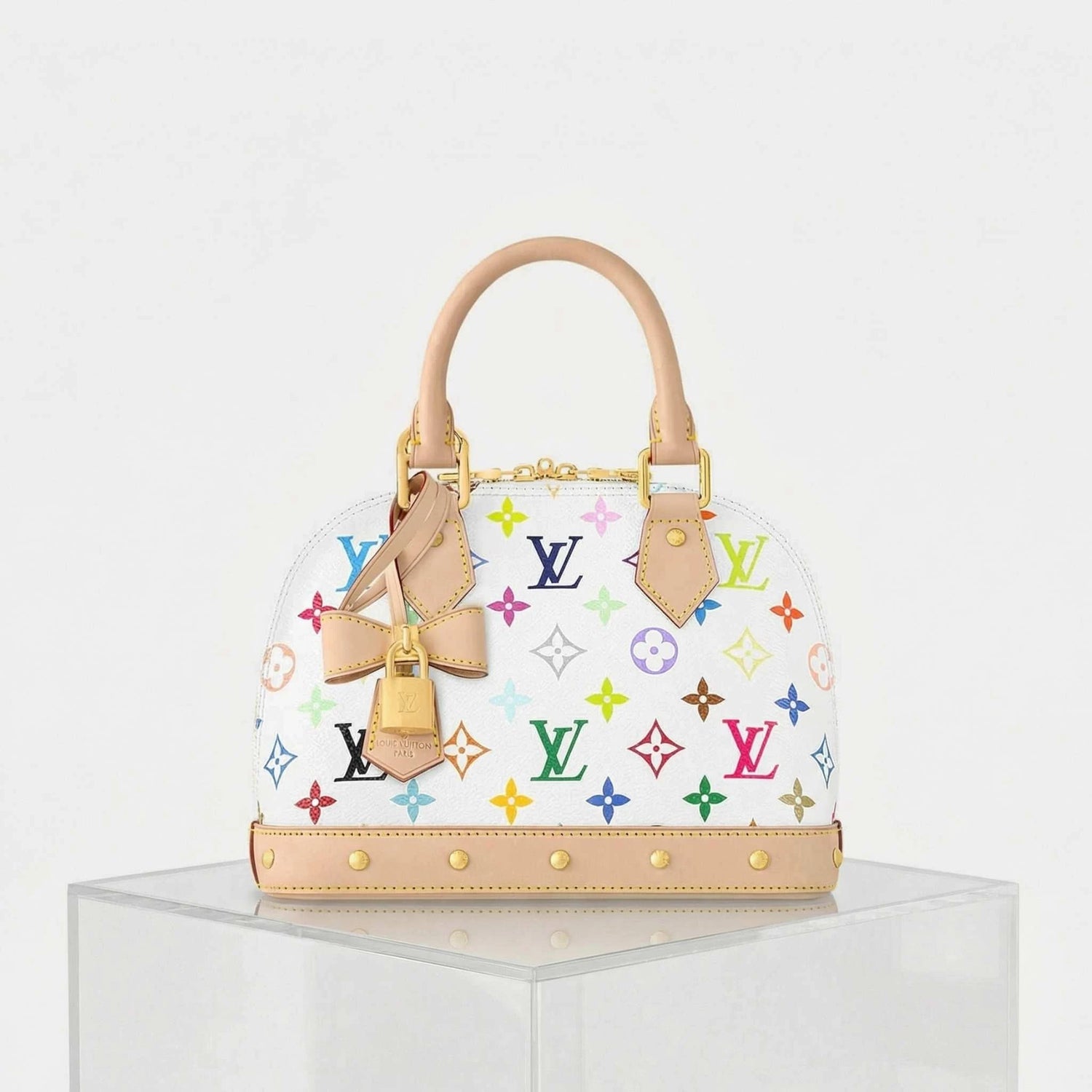 Louis Vuitton LV x TM Alma BB Handbag, Front
