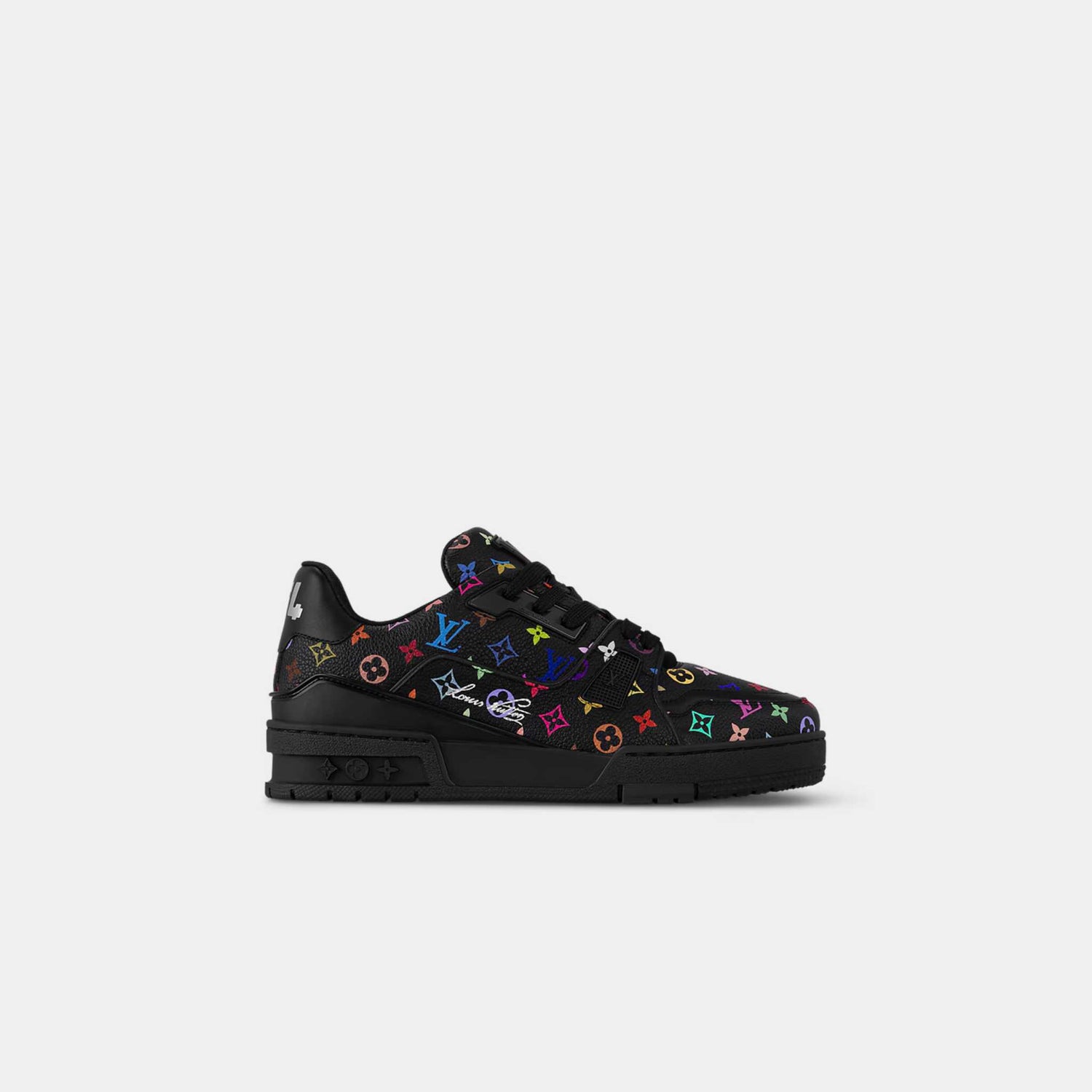 Louis Vuitton LV x TM LV Trainer Sneaker Black, Side