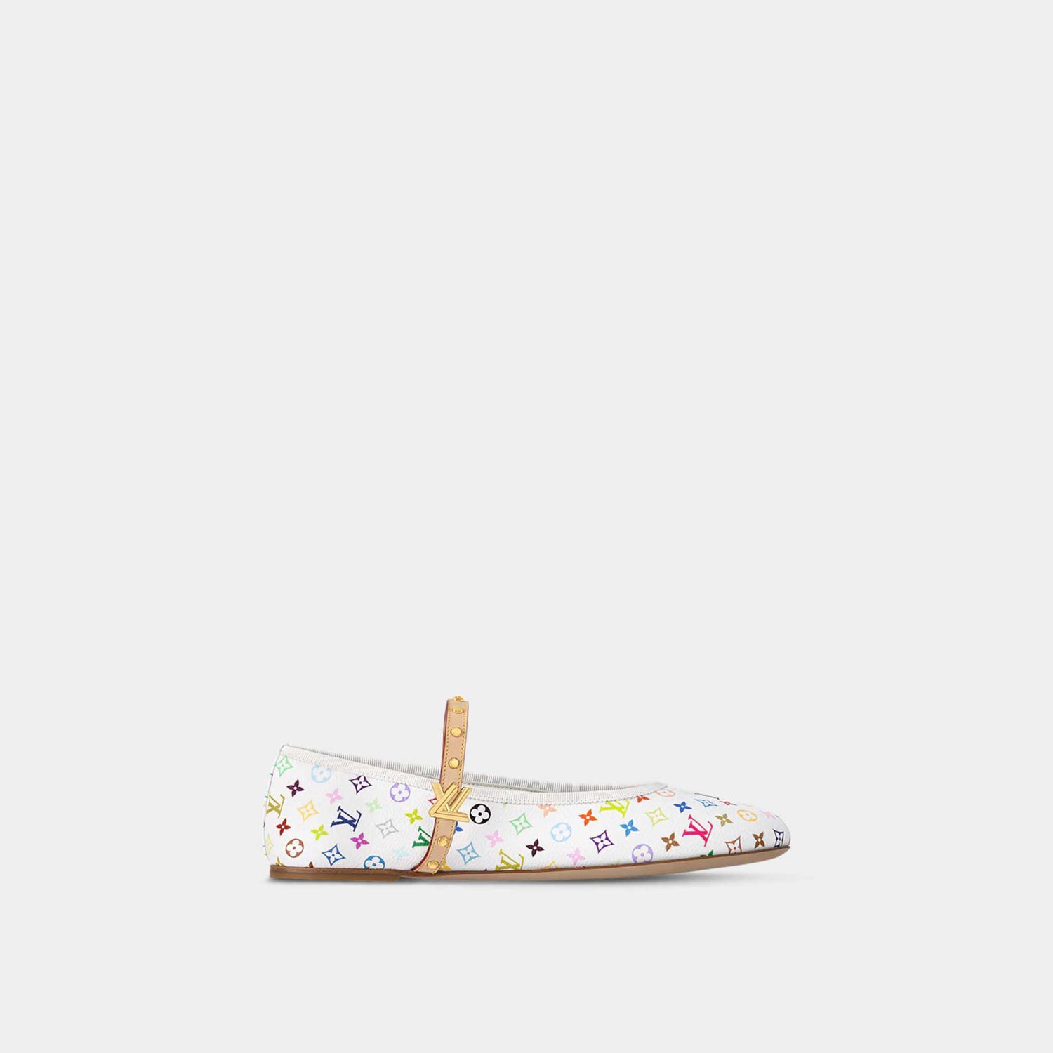 Louis Vuitton LV x TM Romy Flat Ballerina Rainbow Tones, Side