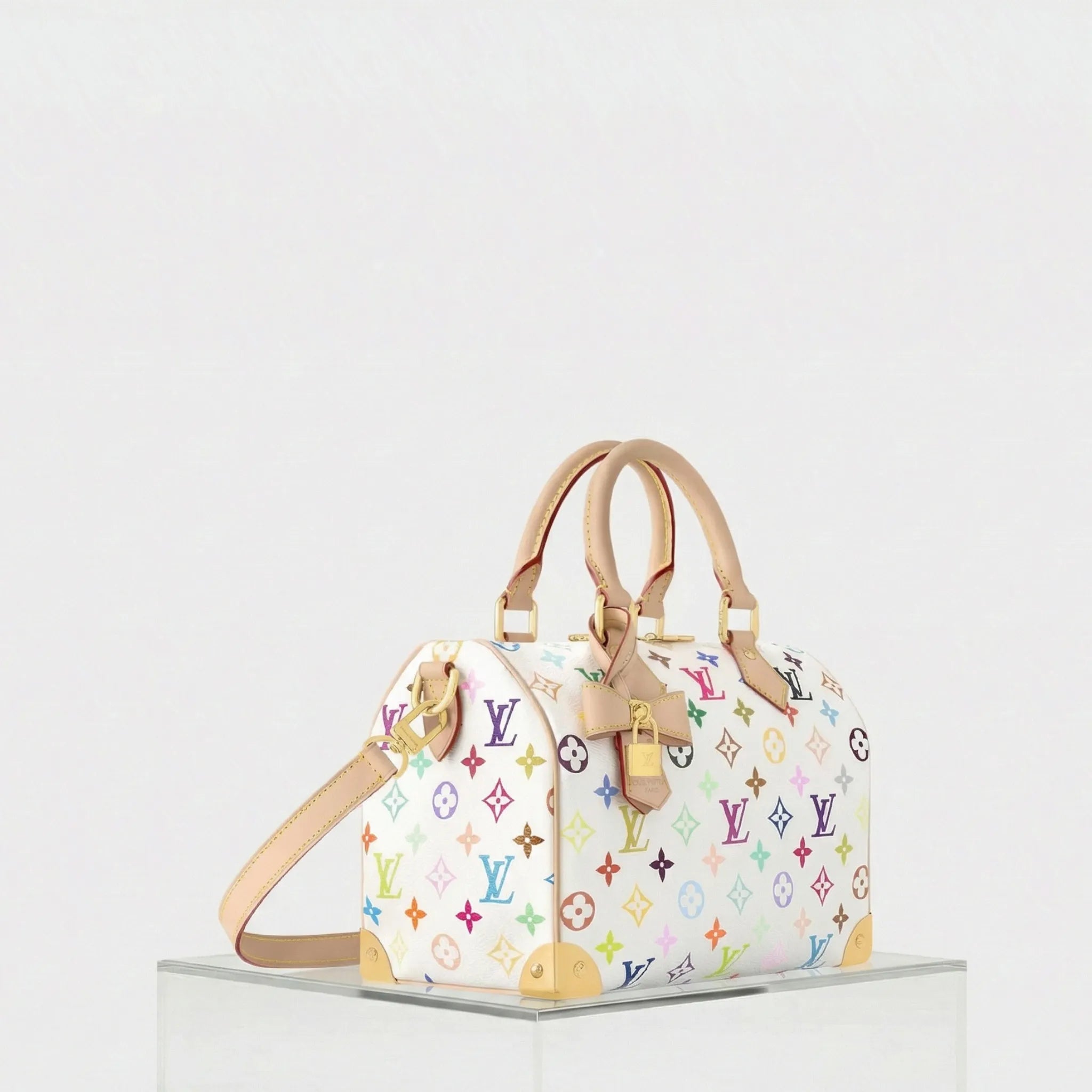 Louis Vuitton LV x TM Speedy Bandoulière 25 Handbag, Side