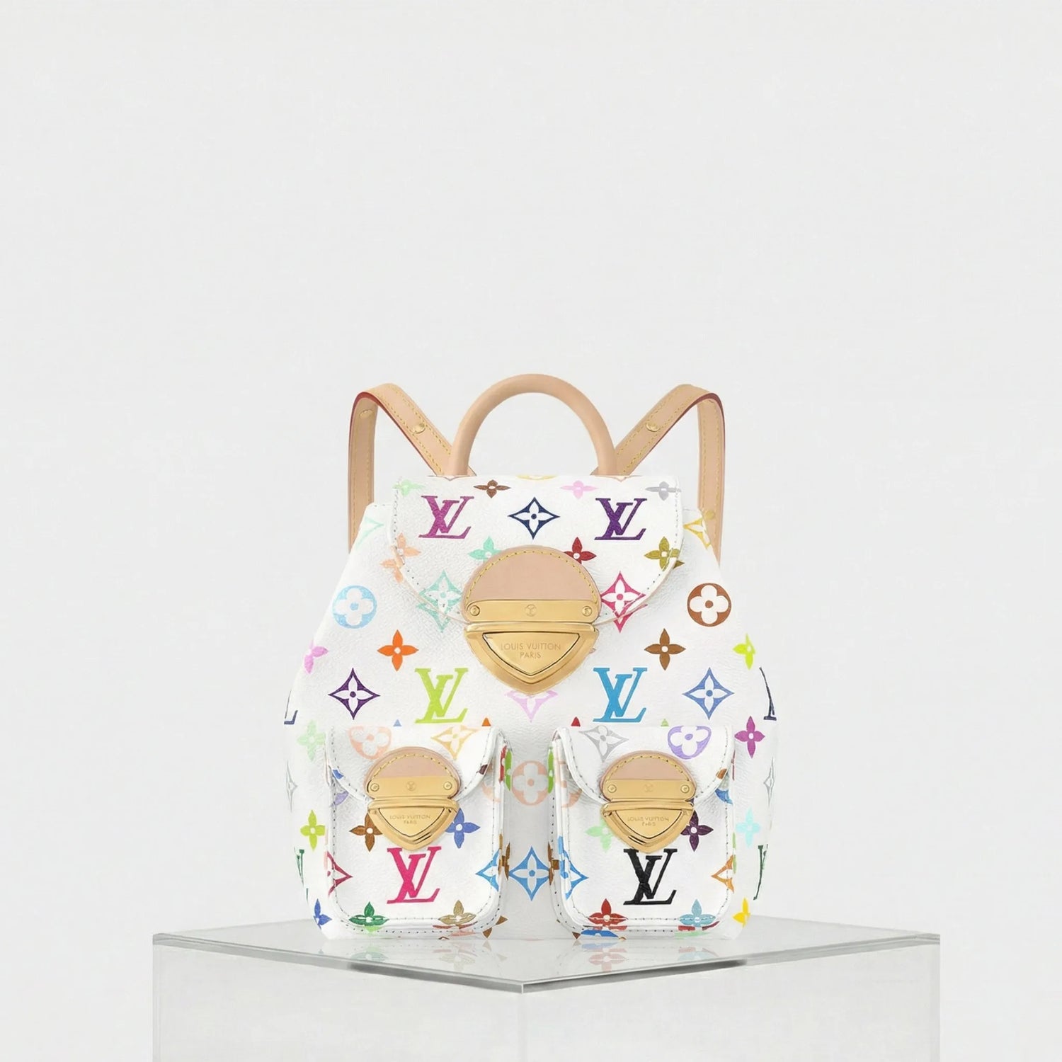 louis vuitton backpack cheap white - LV X Tm Venice - Monogram Canvas - Multicolore Blanc - Women but also looks cool to express their sense of style with these kids favorite patterns Louis Vuitton White Luxury Backpack