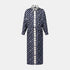 Louis Vuitton Monogram Silk Dress Navy, Front