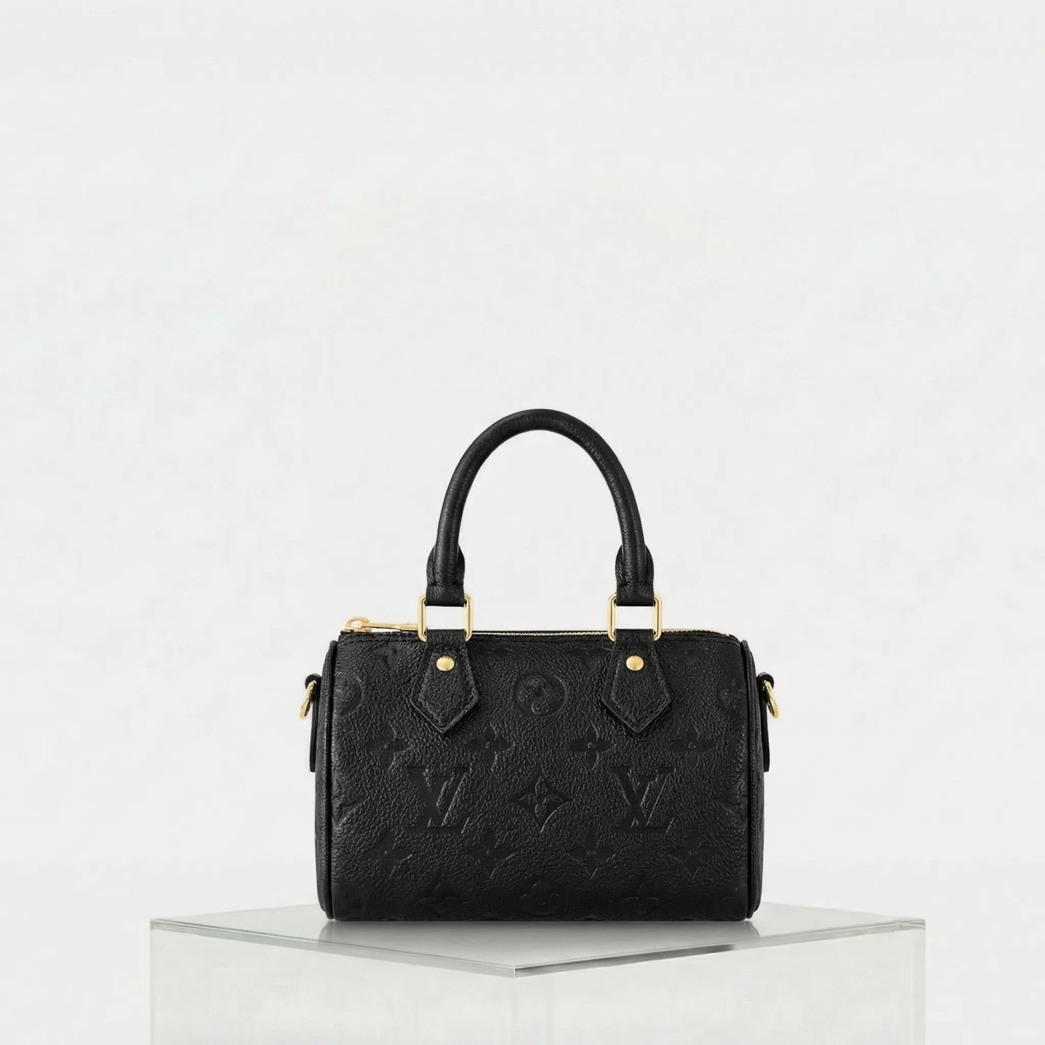Louis Vuitton Nano Speedy Handbag Monogram Empreinte, Front
