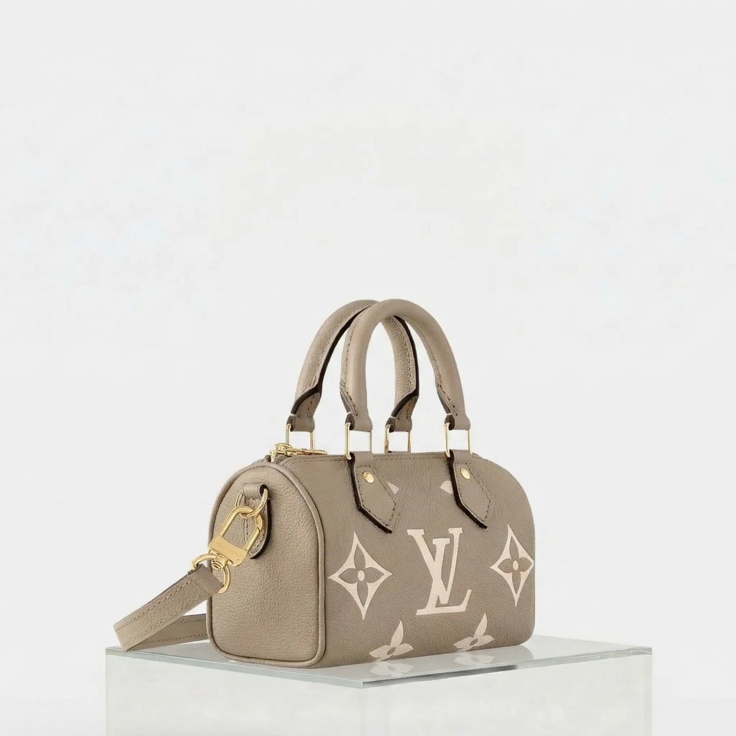 Louis Vuitton Nano Speedy Two-Tone Monogram Empreinte, Side