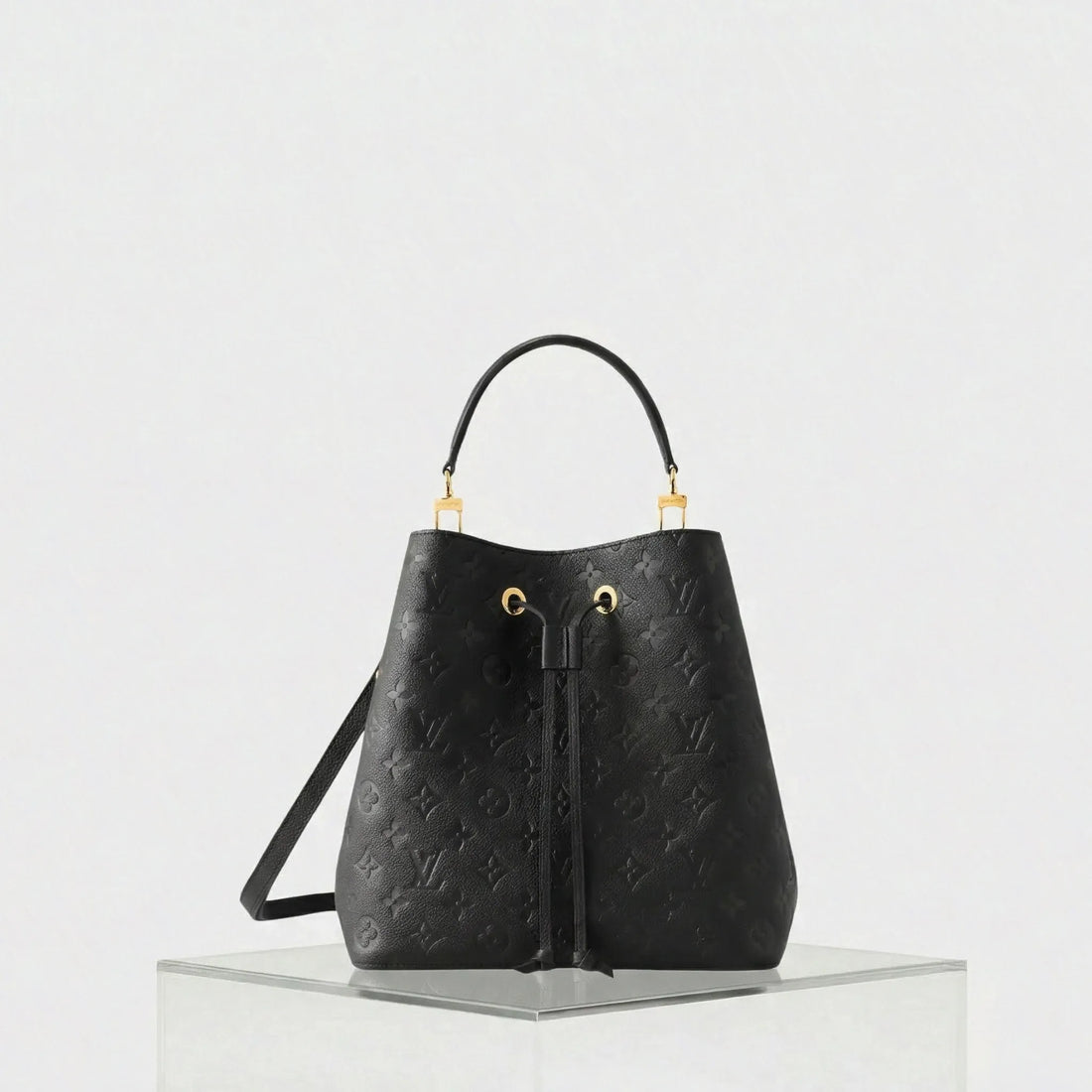 Louis Vuitton NéoNoé MM Monogram Empreinte Leather Handbag, Front