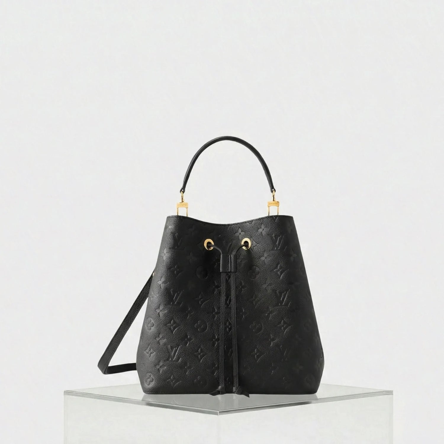 Louis Vuitton NéoNoé MM Monogram Empreinte Leather Handbag, Front