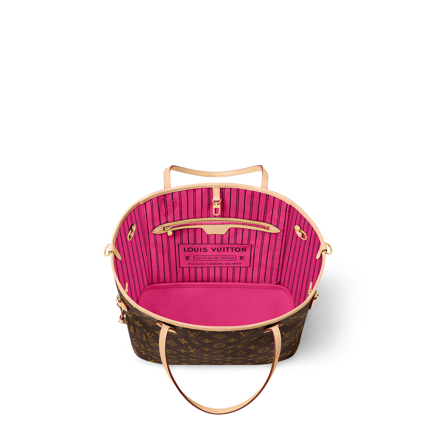 Neverfull Bandouliere Inside Out MM Sands
