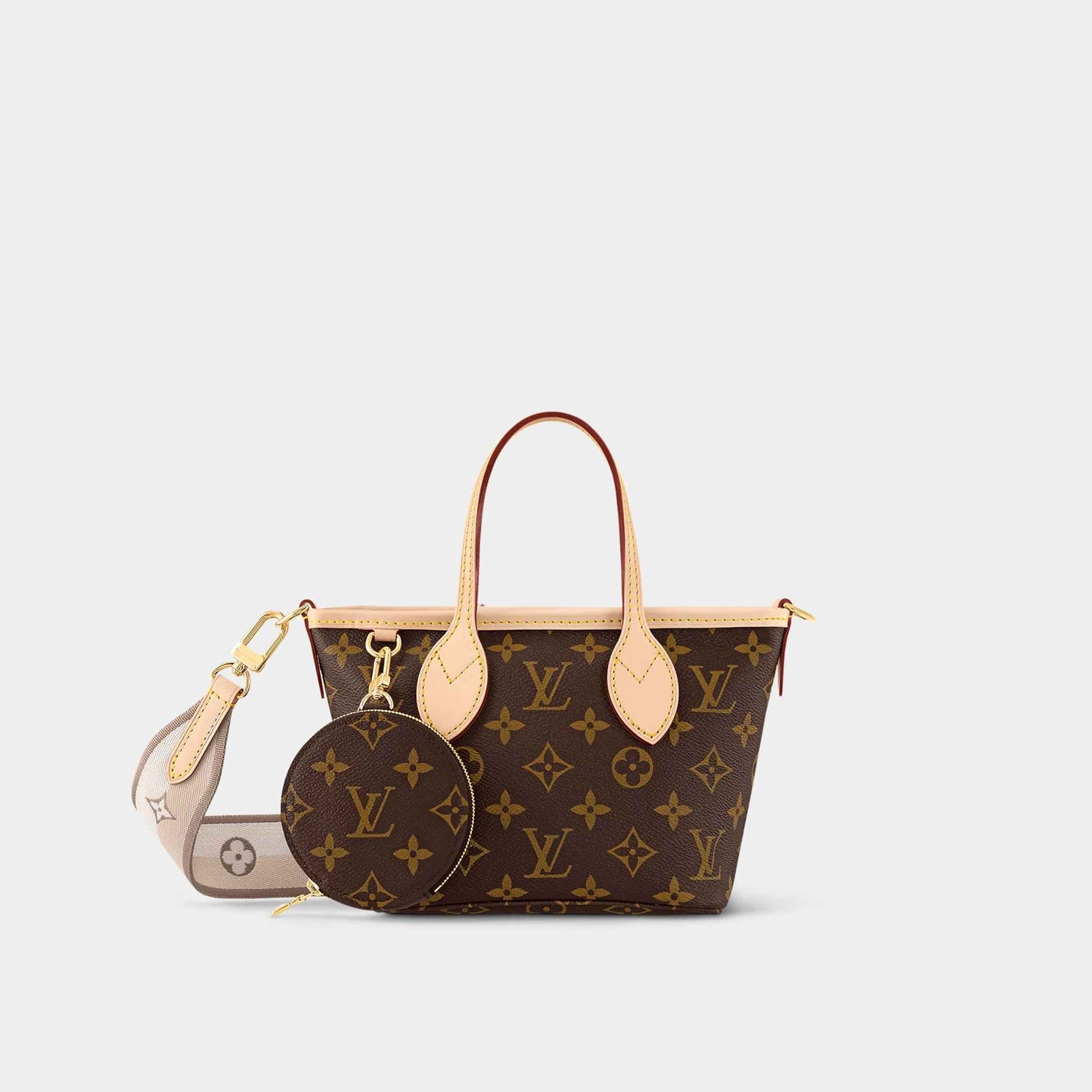 Louis Vuitton Neverfull BB Handbag Monogram Canvas, Front