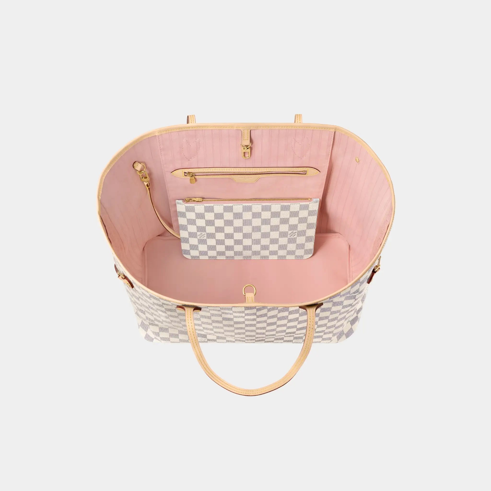 حقيبة Neverfull GM Tote بنقشة Damier Azur