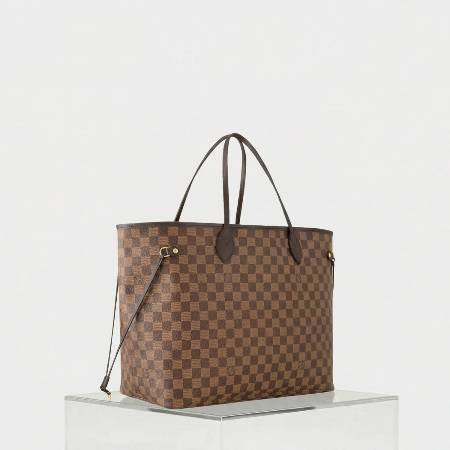 Louis Vuitton Neverfull GM Tote In Damier Ebene, Side