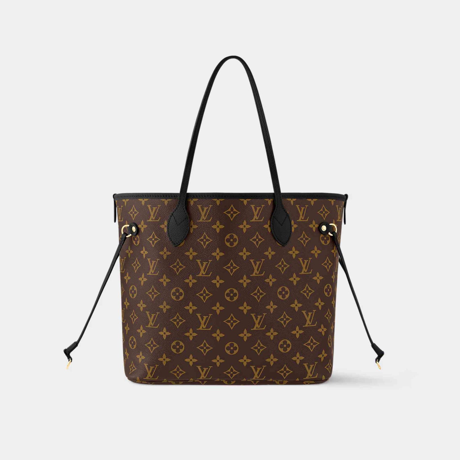 Louis Vuitton Neverfull Inside Out MM Handbag , Black, Reversed, back