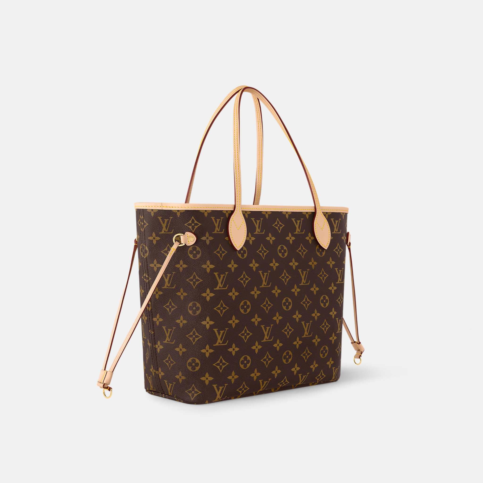 Louis Vuitton Neverfull MM Monogram Canvas, Cherry, Side