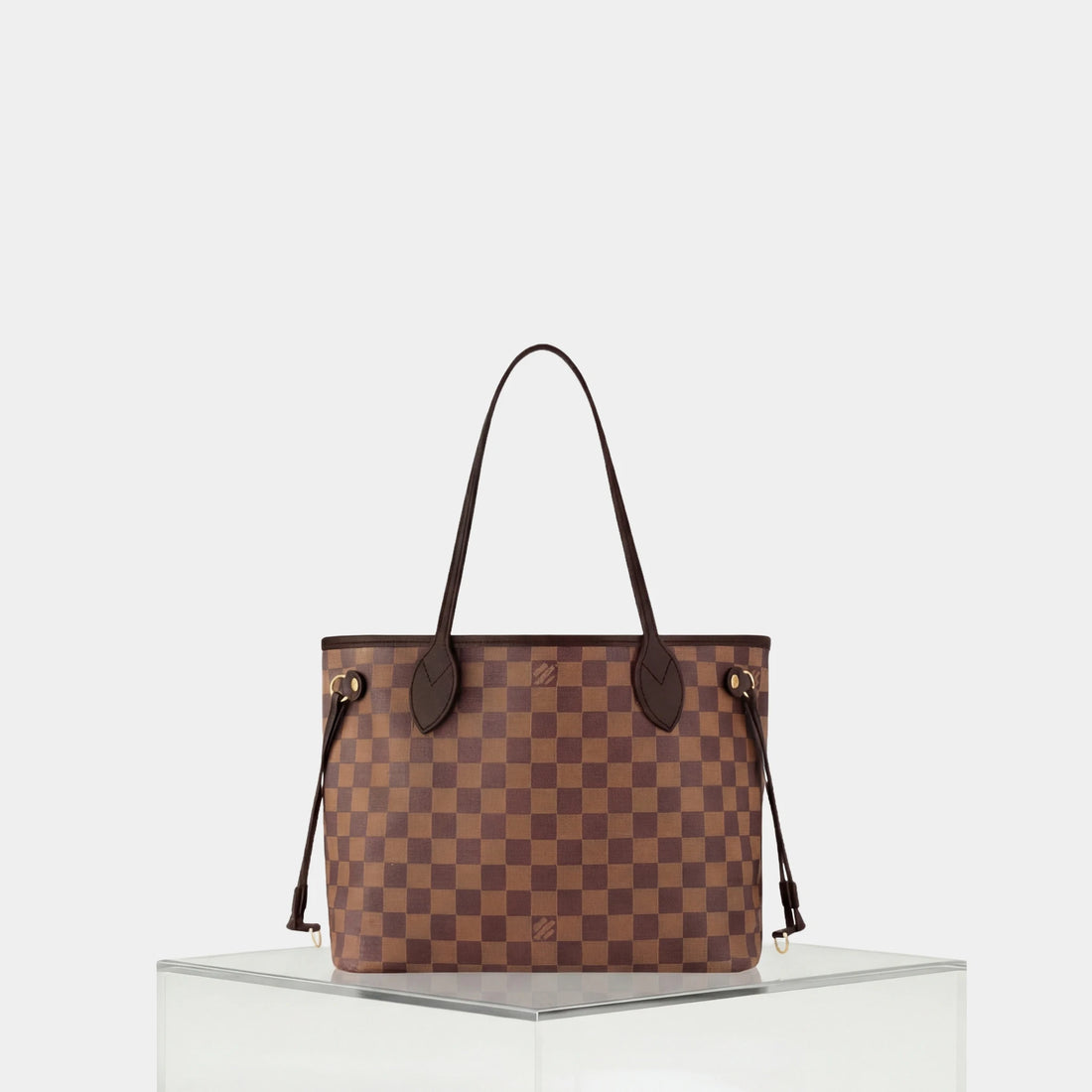 Louis Vuitton Neverfull PM Tote In Damier Ebene, Front
