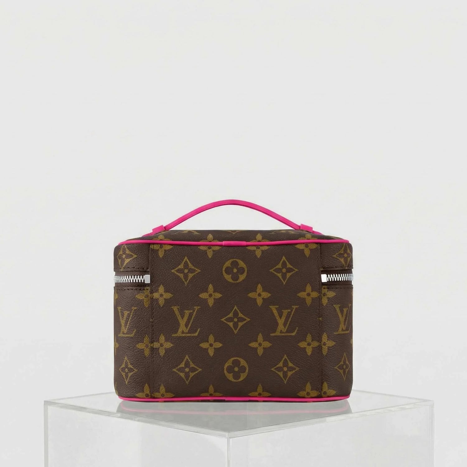 Louis Vuitton Nice Mini Handbag Monogram Canvas, pondichery Pink, Back