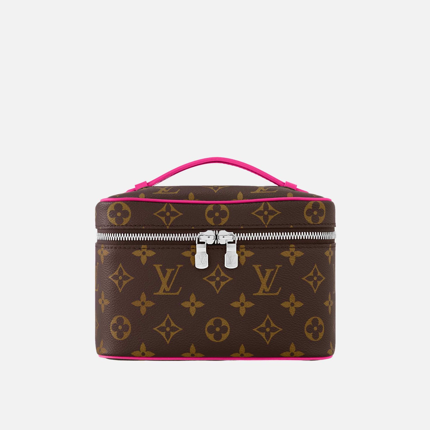 Louis Vuitton Nice Mini Handbag Monogram Canvas, Pondichery Pink, Front