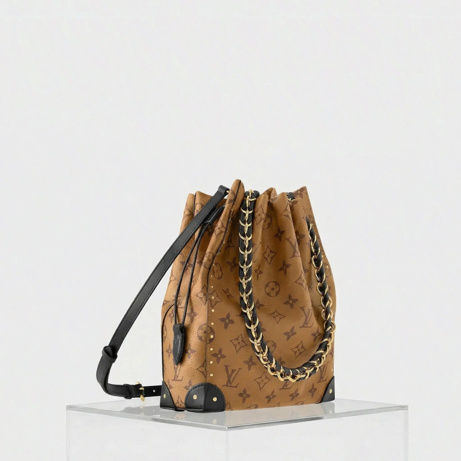 Louis Vuitton Noé Trunk PM Monogram Reverse Cruise 2025, Side
